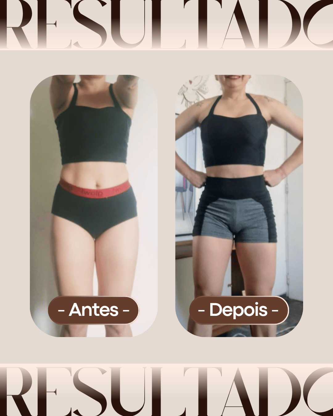 Ganhou massa e definição muscular